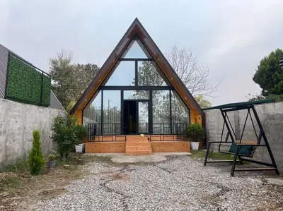 کلبه یک خوابه سوئیسی چوبی لنا