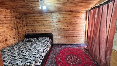 کلبه دوخوابه سوئیسی استخردار آبگرم کاج سبز