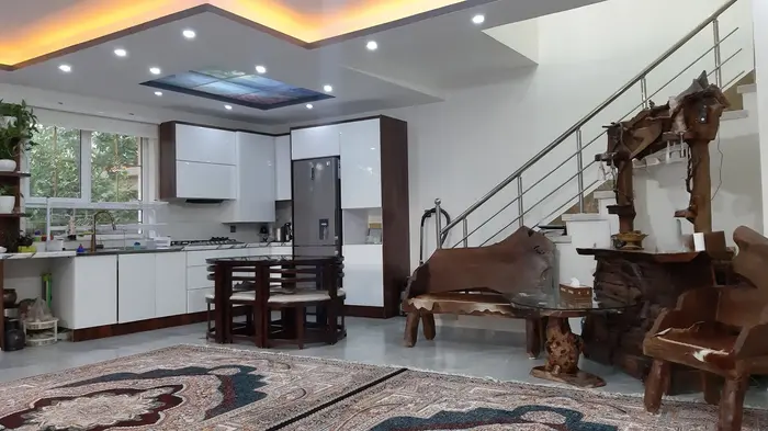 ویلا دوخوابه دوبلکس استخردار آبگرم کارن