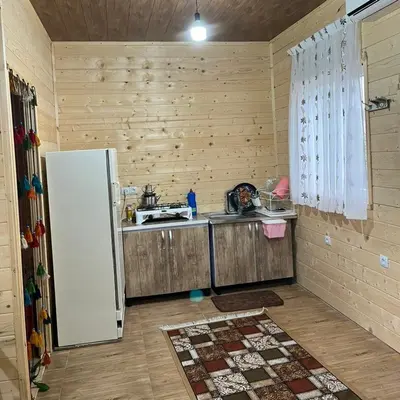 کلبه یک خوابه چوبی آرامش ۲