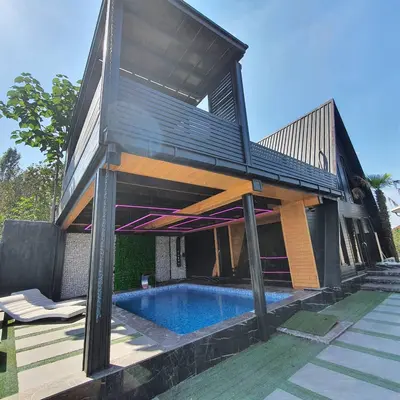 کلبه دوخوابه استخردار آبگرم اِل آمور