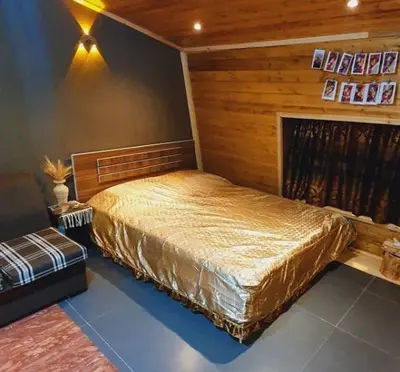 ویلا یک خوابه چوبی دوبلکس سنتی فیلبند