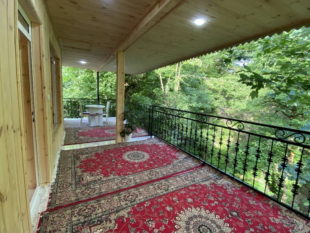 دوخوابه چوبی جنگلی بهشتی