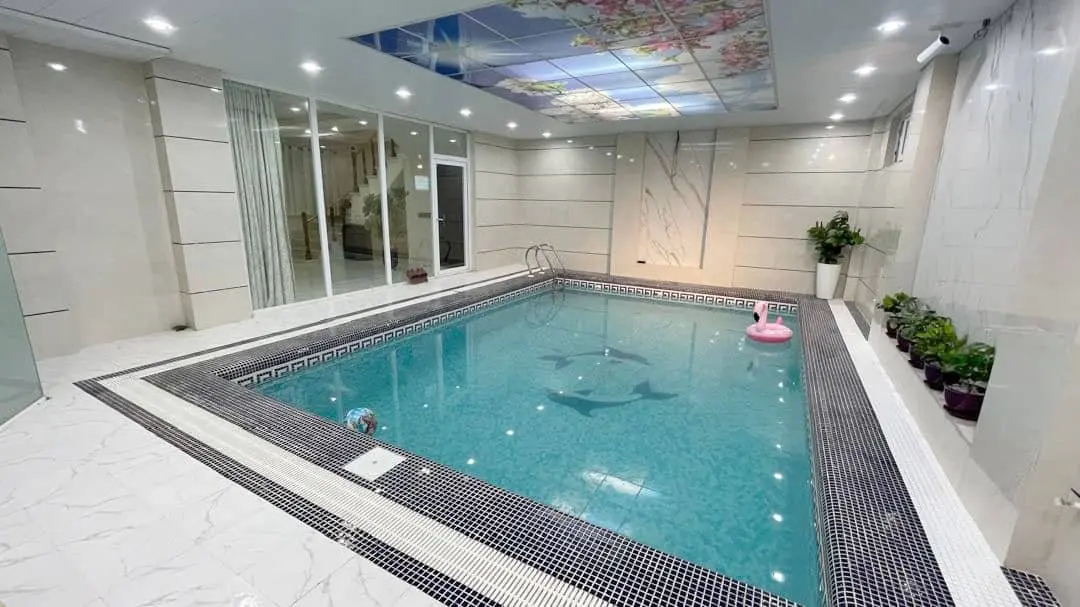 ویلا دوخوابه استخردار آبگرم رومی