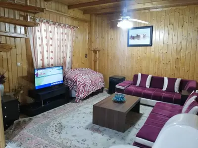 کلبه دوخوابه دوبلکس جکوزی دار تک