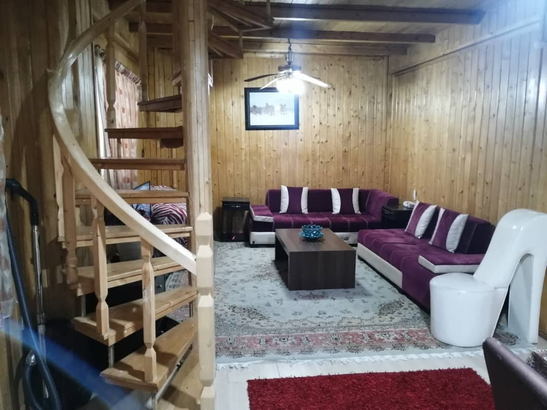 کلبه دوخوابه جکوزی دار تک