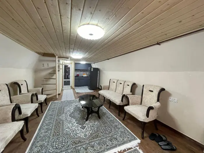 کلبه دوخوابه سوئیسی استخردار آبگرم ماهان