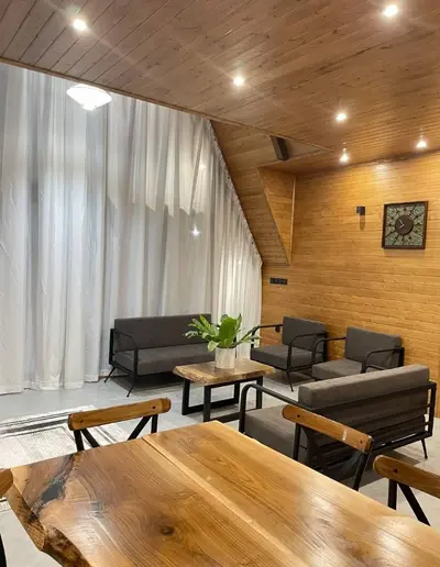 کلبه دوخوابه سوئیسی جکوزی دار تی ته 1