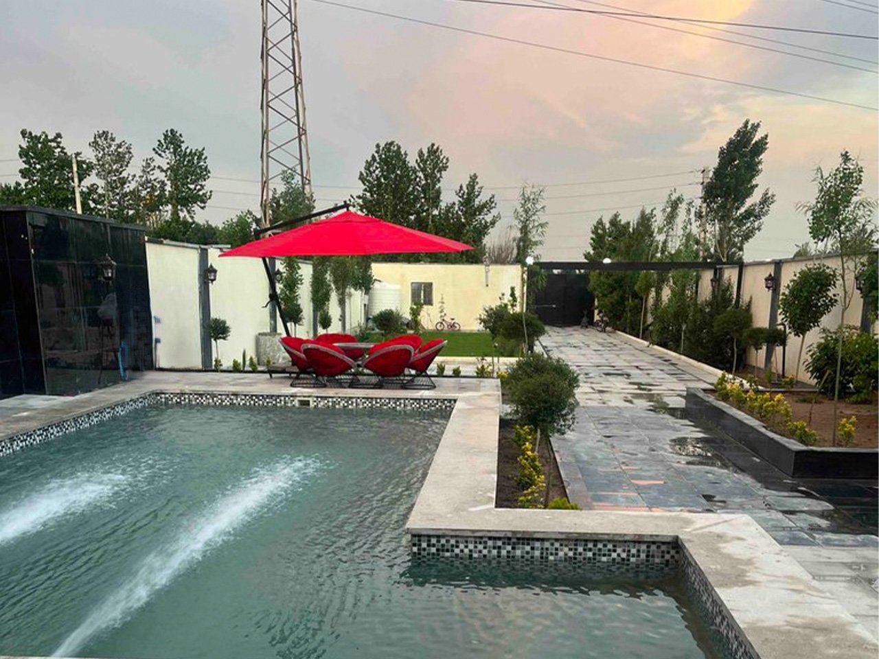 دوخوابه استخردار آبگرم رزهای آبی 1