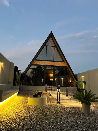 کلبه یک خوابه سوئیسی مون