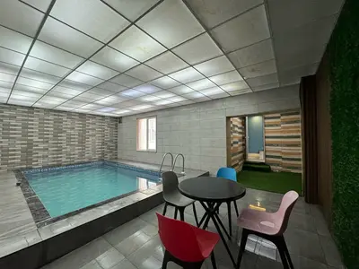 ویلا دوخوابه استخردار آبگرم نجم