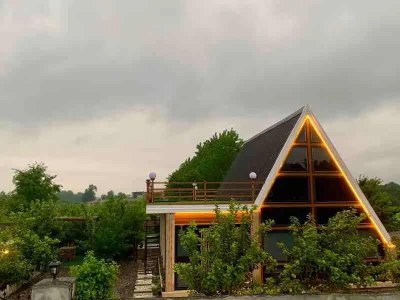 کلبه دوخوابه جکوزی دار انارجار - انتخاب عنوان تصویر