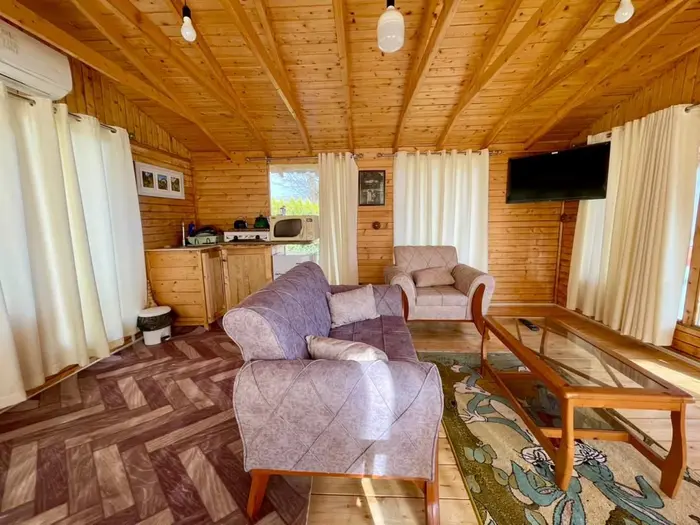 کلبه یک خوابه جنگلی جکوزی دار همایون