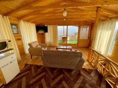 کلبه یک خوابه جنگلی جکوزی دار همایون