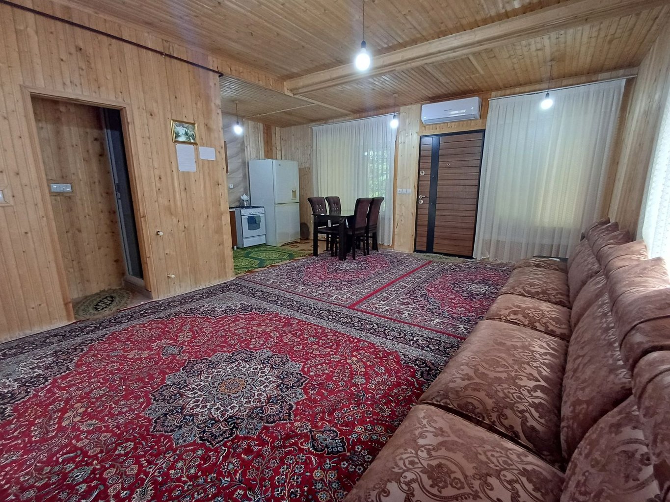 دوخوابه چوبی جنگلی دامون