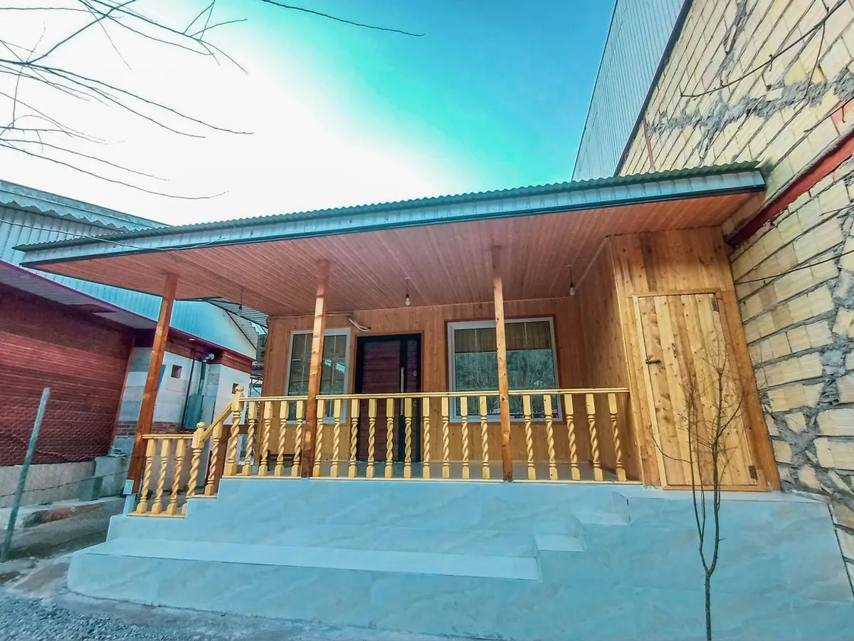 کلبه دوخوابه چوبی جنگلی دامون