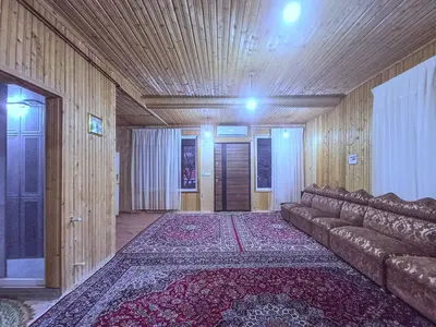 کلبه دوخوابه چوبی جنگلی دامون