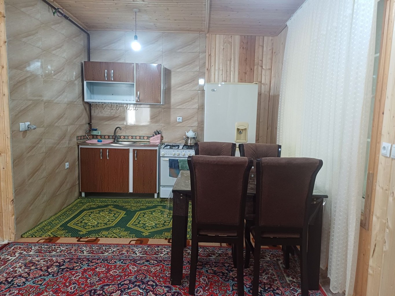 دوخوابه چوبی جنگلی دامون