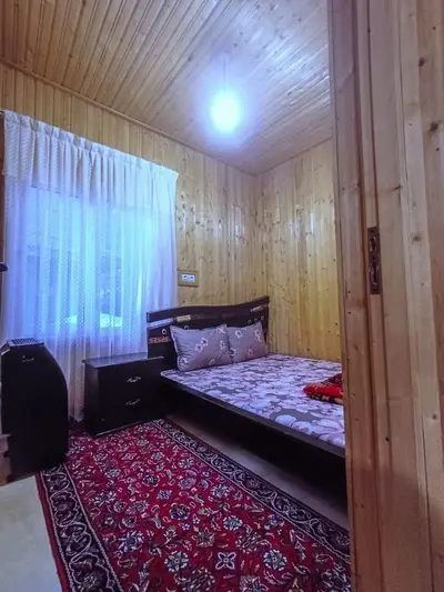 کلبه دوخوابه چوبی جنگلی دامون