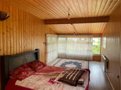 ویلا باغ دوخوابه استخردار آبگرم میانکوه