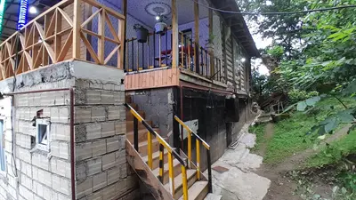 کلبه یک خوابه چوبی جنگلی باران