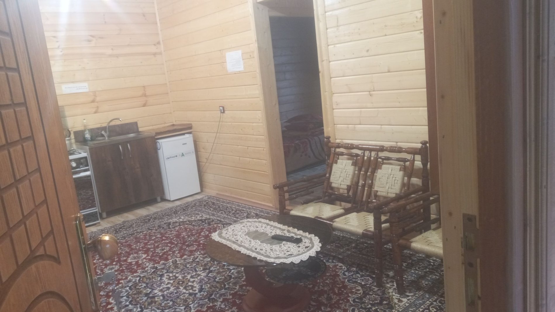 کلبه دوخوابه چوبی ویسادار - تجهیزات آشپزی موجود