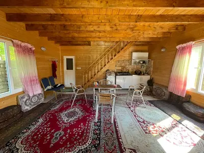 کلبه دوخوابه استخردار چوبی آوینا