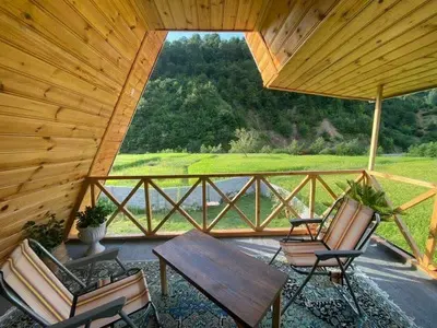 کلبه یک خوابه جنگلی خزان