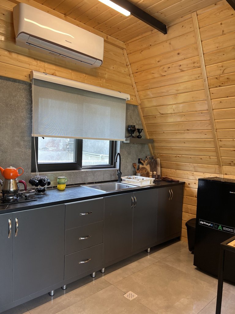 کلبه یک خوابه دوبلکس سوئیسی اسبچین