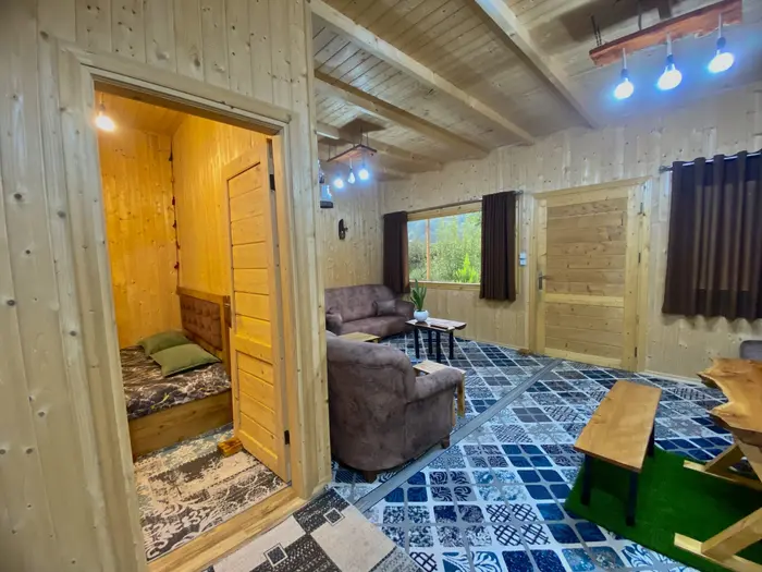 ویلا یک خوابه جنگلی چوبی توکان