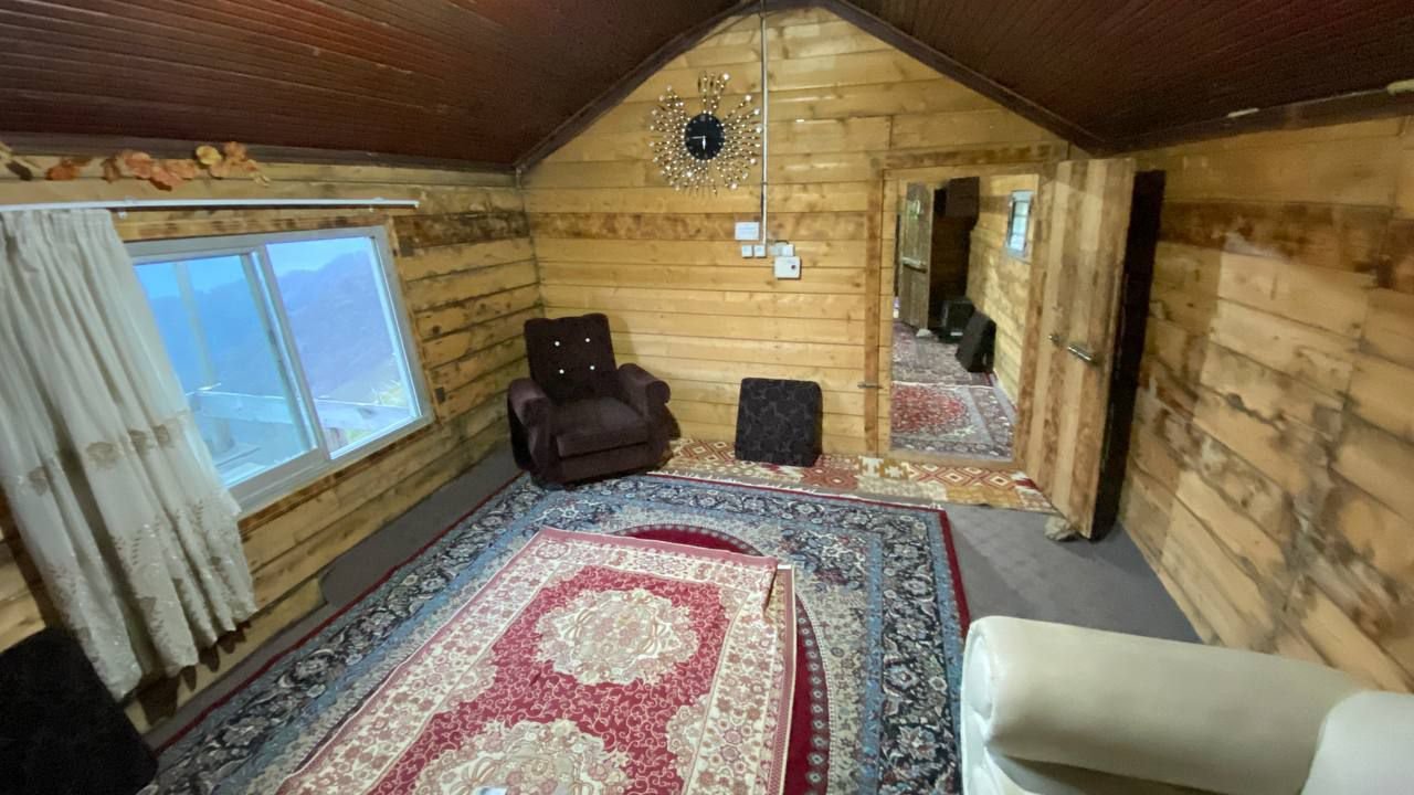 کلبه دوخوابه چوبی ییلاقی سوئه چاله