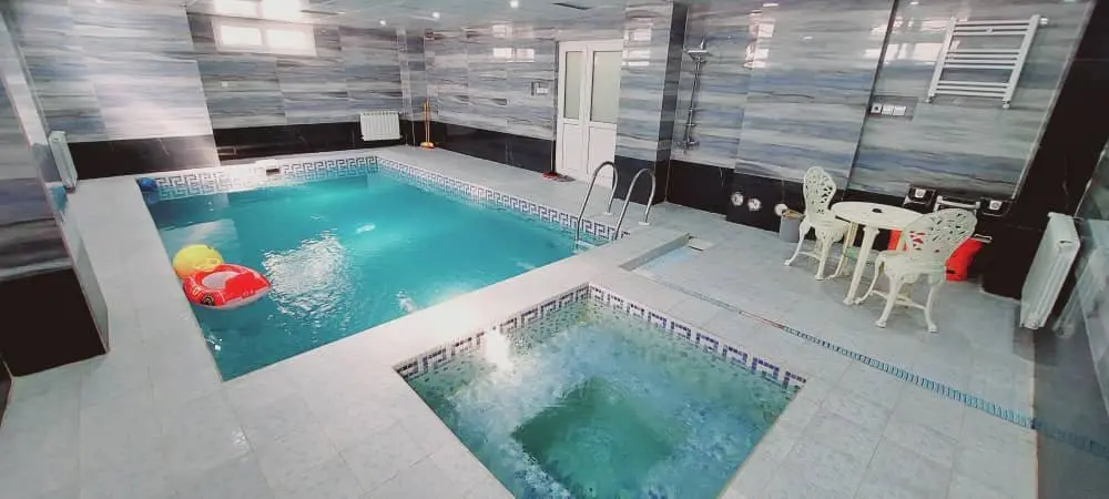 ویلا دوخوابه استخردار آبگرم پارمیس