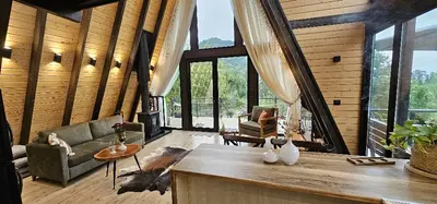 کلبه یک خوابه جنگلی هومان