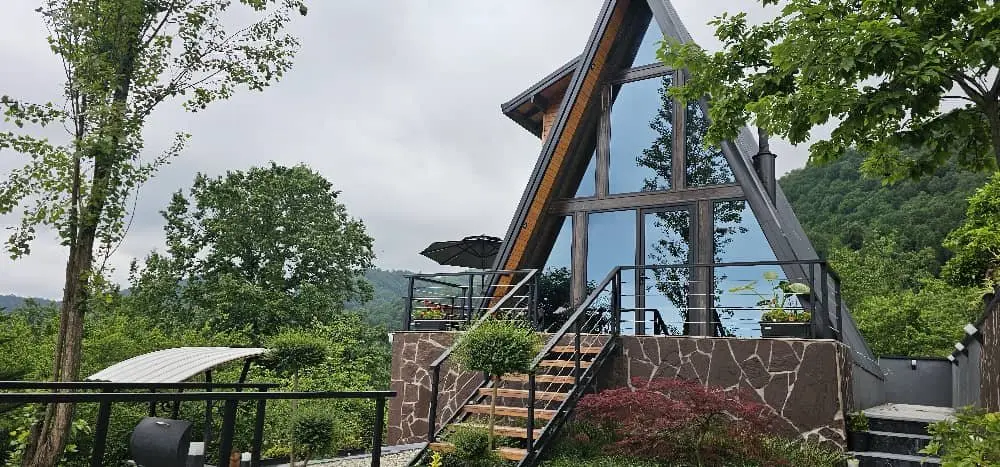 کلبه یک خوابه جنگلی هومان