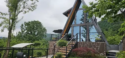 کلبه یک خوابه جنگلی هومان