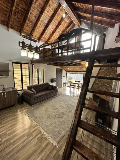 کلبه یک خوابه جنگلی جکوزی دار رایکا