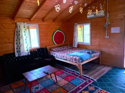 کلبه یک خوابه جنگلی روستای اولم