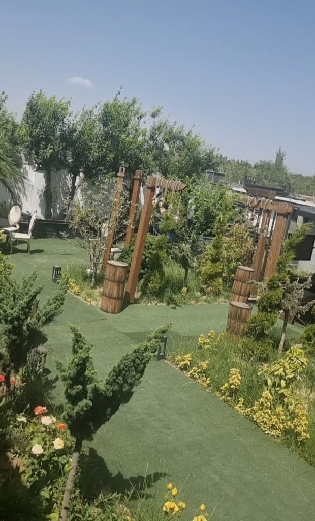 ویلا سه خوابه استخردار آبگرم تهراندشت باغ ویلا ماهور - فضای سبز