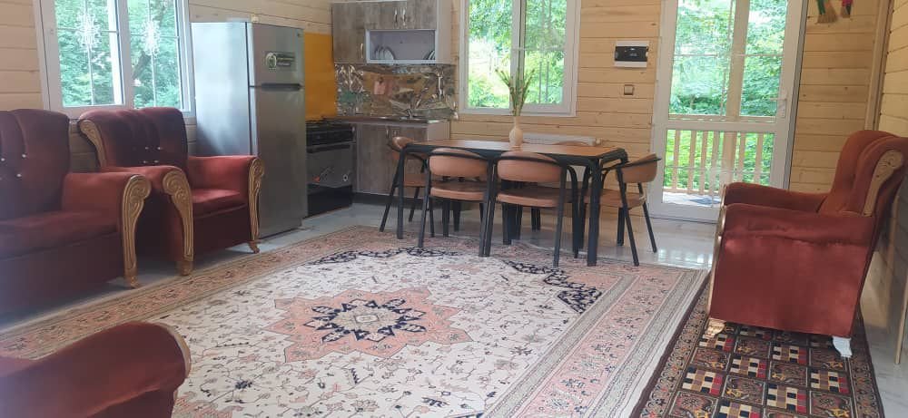 کلبه دوخوابه چوبی طهماسبی