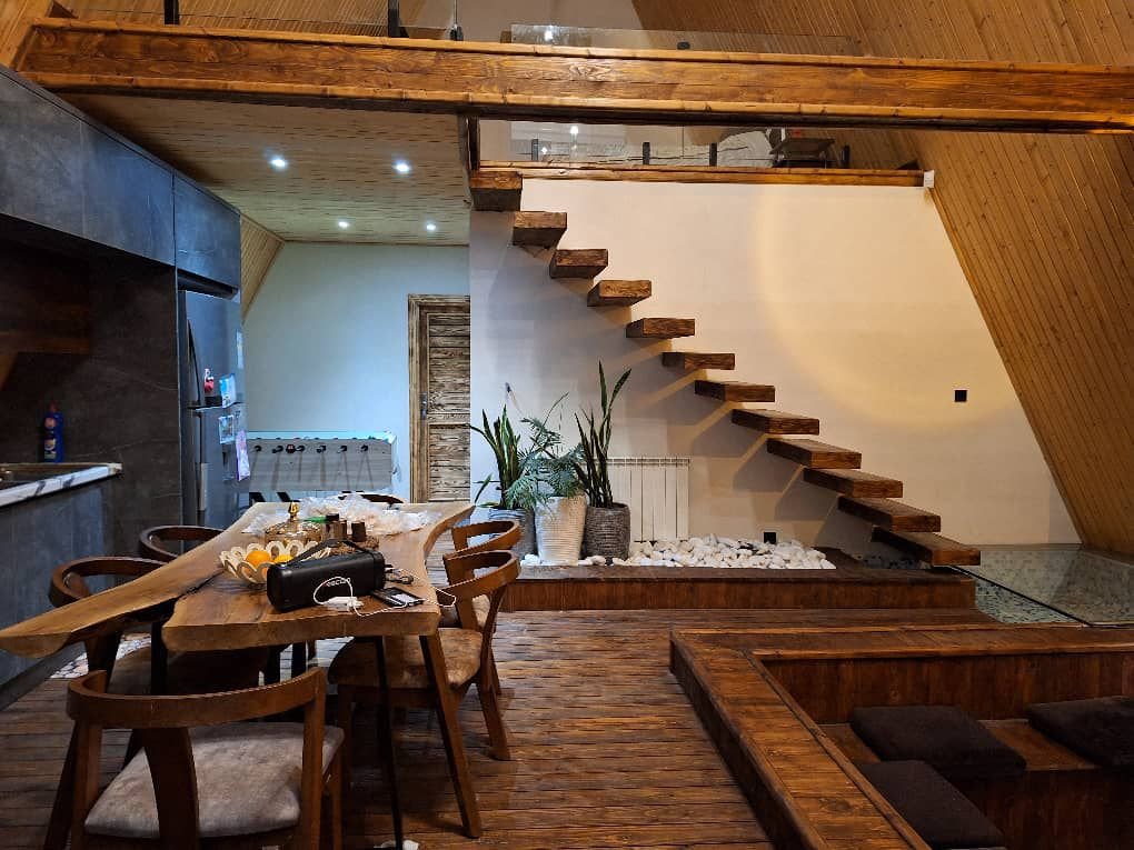 کلبه دوخوابه استخردار آبگرم بارانی