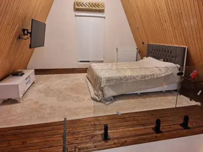 کلبه دوخوابه استخردار آبگرم بارانی