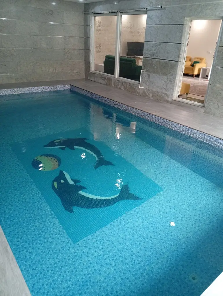 ویلا یک خوابه استخردار آبگرم رز 4