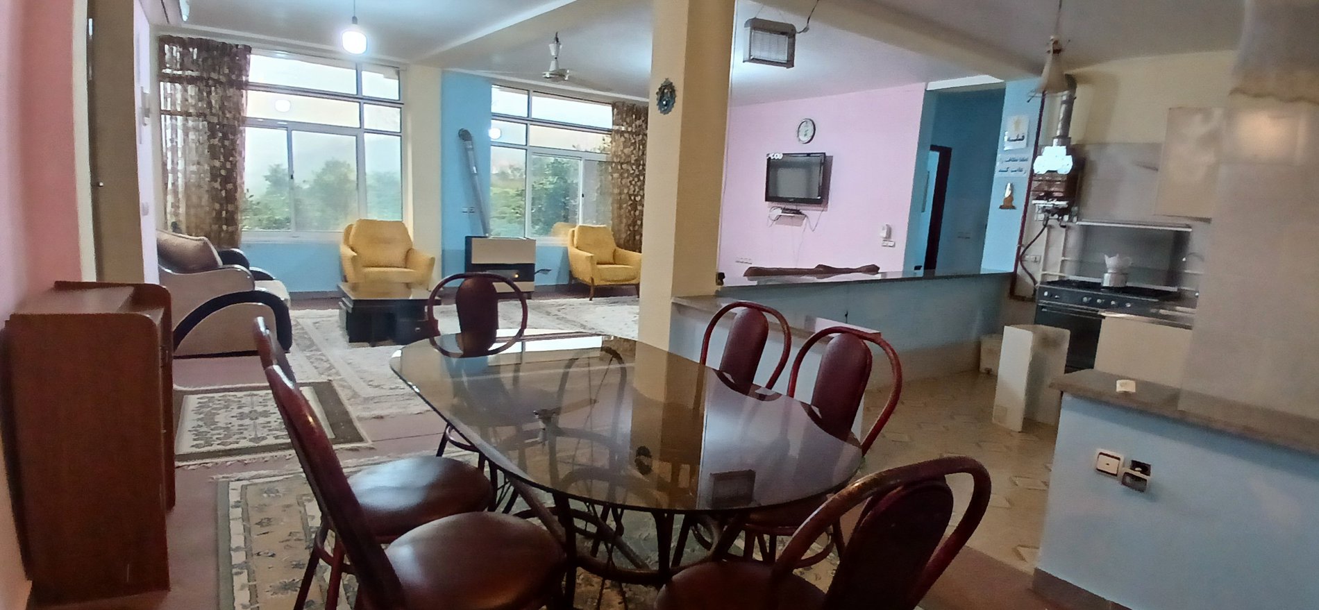 ویلا دوخوابه روستایی کوهپایه های چای