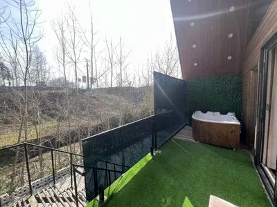 کلبه یک خوابه جکوزی دار پیروزه