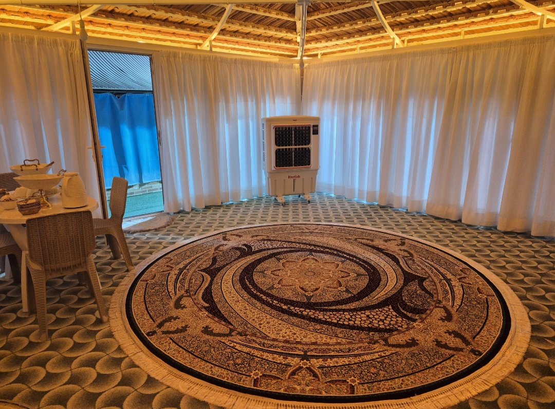 ویلا دو خوابه استخردار شیشه ایی