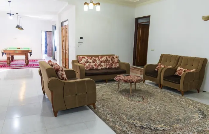 ویلا سه خوابه استخردار آبگرم میچکا - پذیرایی