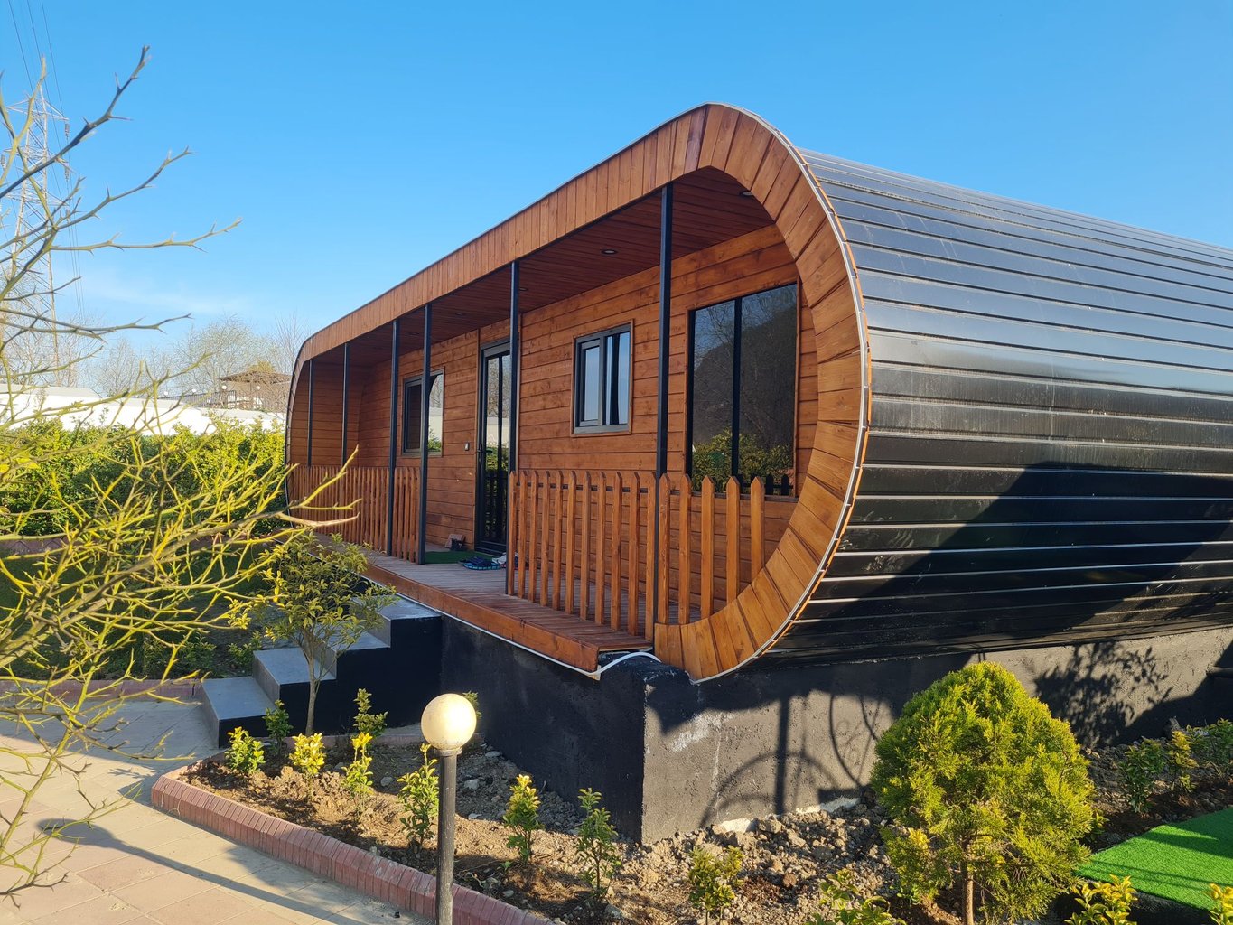 یک خوابه چوبی بلوط 1