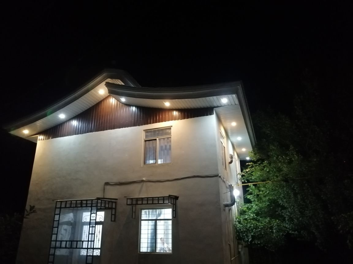 ویلا دوبلکس استخردارشاهی - نمای شب ویلا