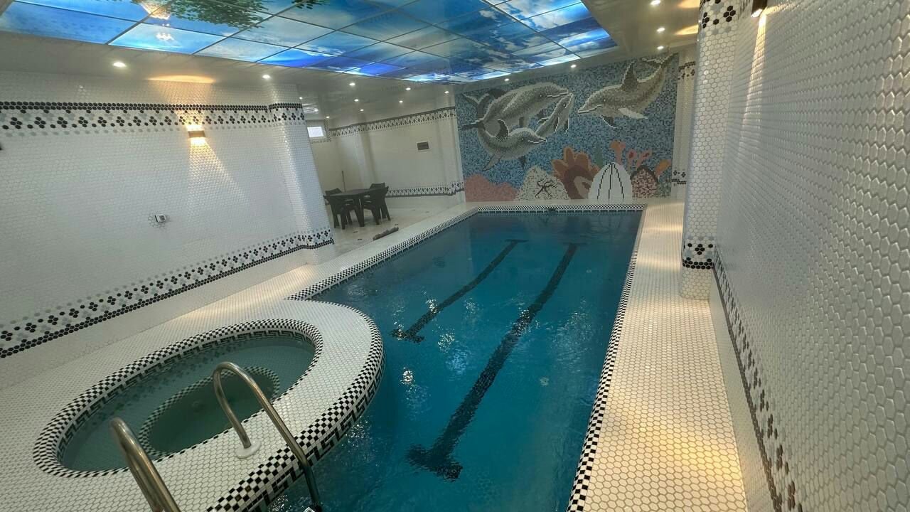 ویلا دوخوابه ساحلی استخر دار آبگرم نیکا - استخر