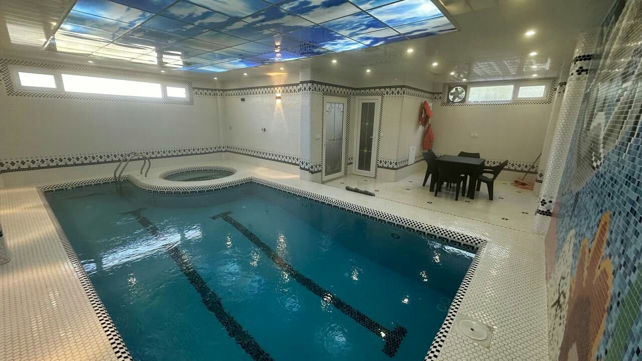 ویلا دوخوابه ساحلی استخر دار آبگرم نیکا - استخر